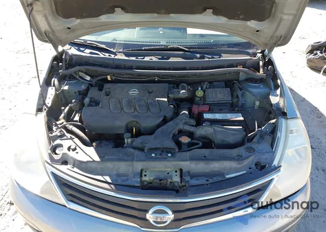 2010 Nissan Versa 1.8S из США, поврежденный, VIN 3N1BC1CPXAL436019